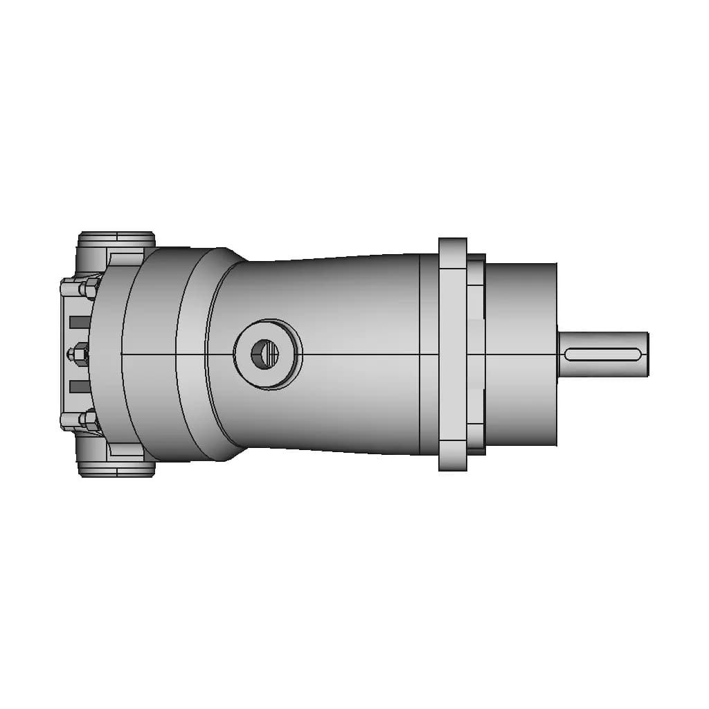 Hydraulic Motor Type 210 | High-Quality CAD Model_0_0_degree_snapshot
