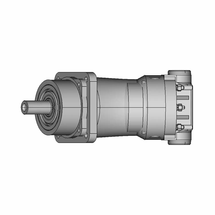 Hydraulic Motor Type 210 | High-Quality CAD Model
