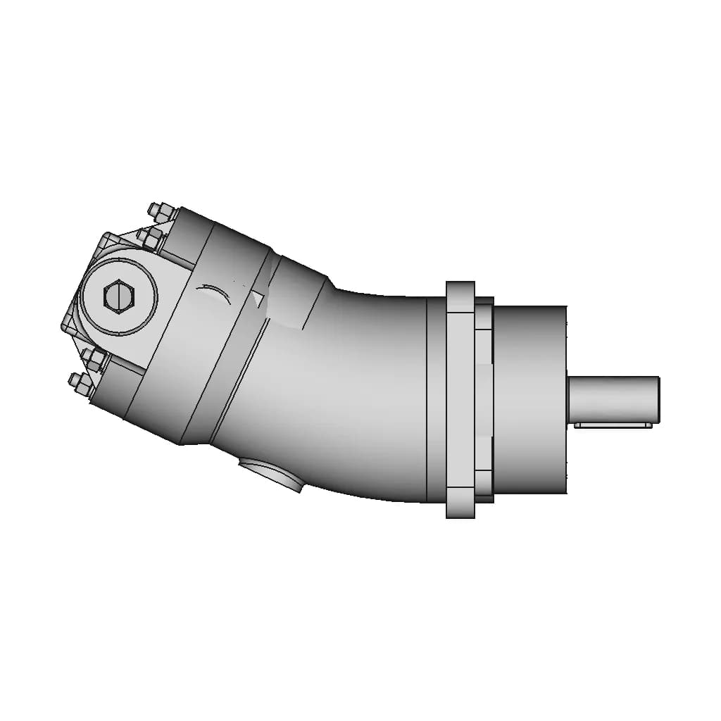Hydraulic Motor Type 210 | High-Quality CAD Model_270_0_degree_snapshot
