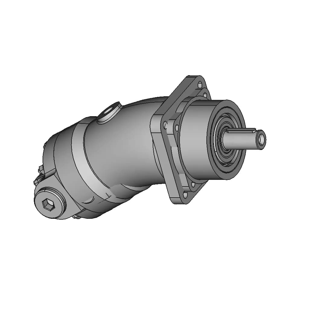 Hydraulic Motor Type 210 | High-Quality CAD Model_60_30_degree_snapshot