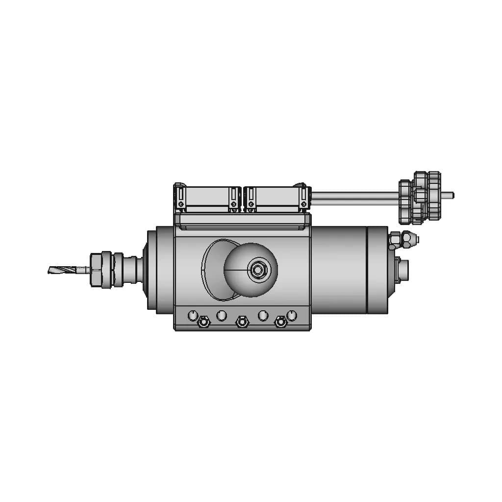 Diy 80Mm Spindle Plunge Router Conversion For Template Routing - Downloadable CAD Representation_0_270_degree_snapshot