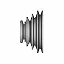 Polia Escalonada - Downloadable CAD Representation_0_0_degree_snapshot