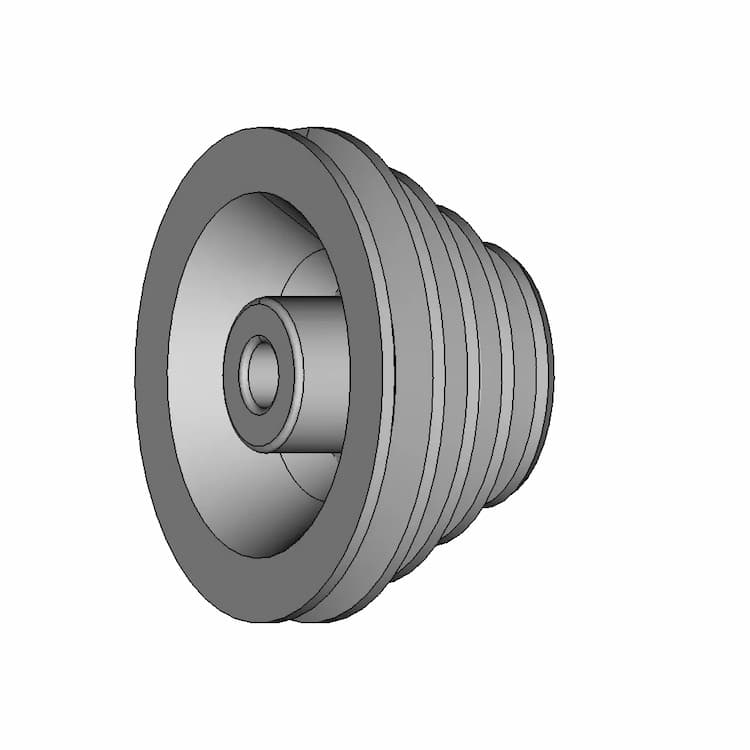 Polia Escalonada - Downloadable CAD Representation
