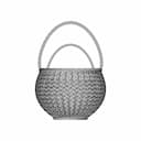 Overlapping Patterns Basket - Downloadable CAD Representation_0_0_degree_snapshot