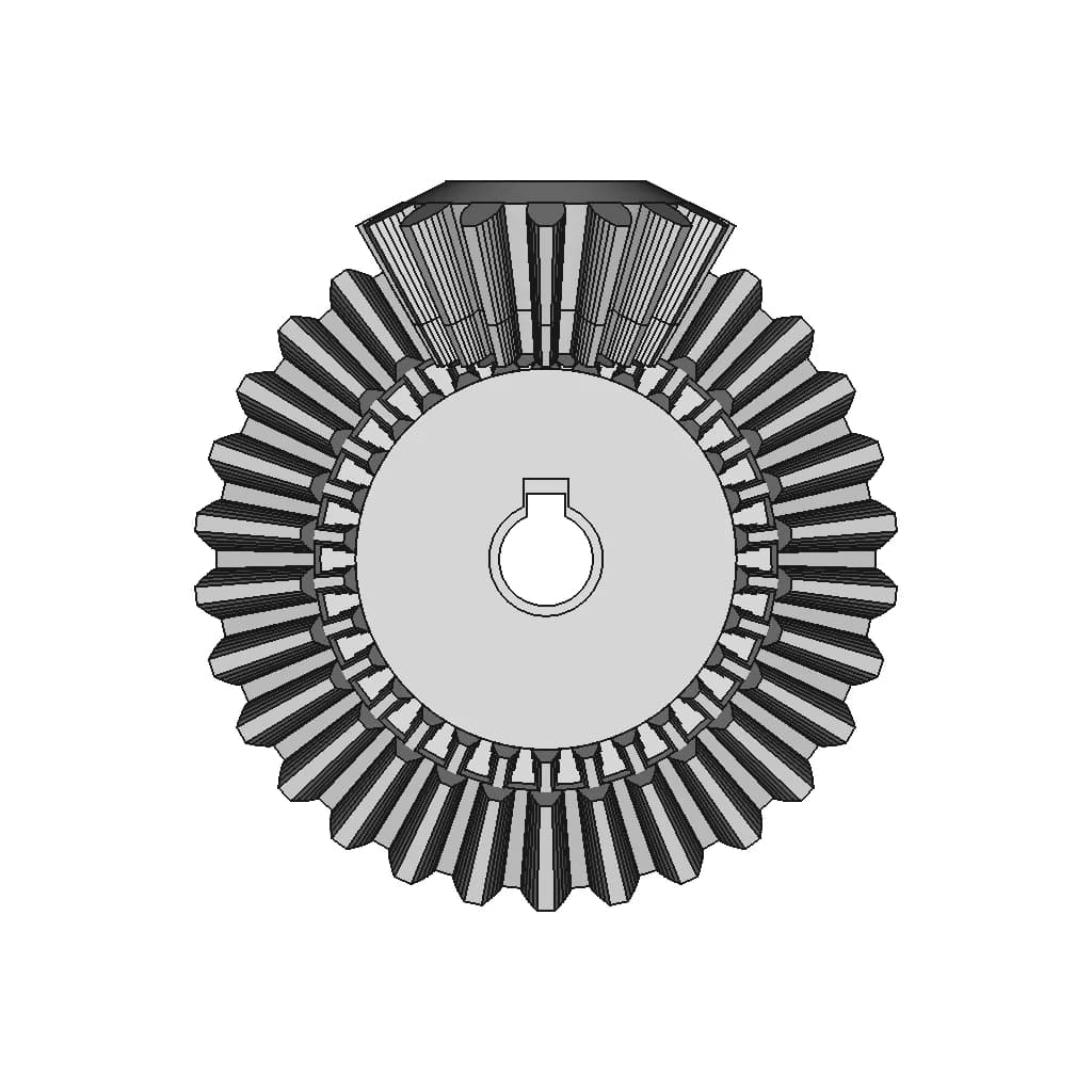 Bevel Gears - Downloadable CAD Representation_0_0_degree_snapshot
