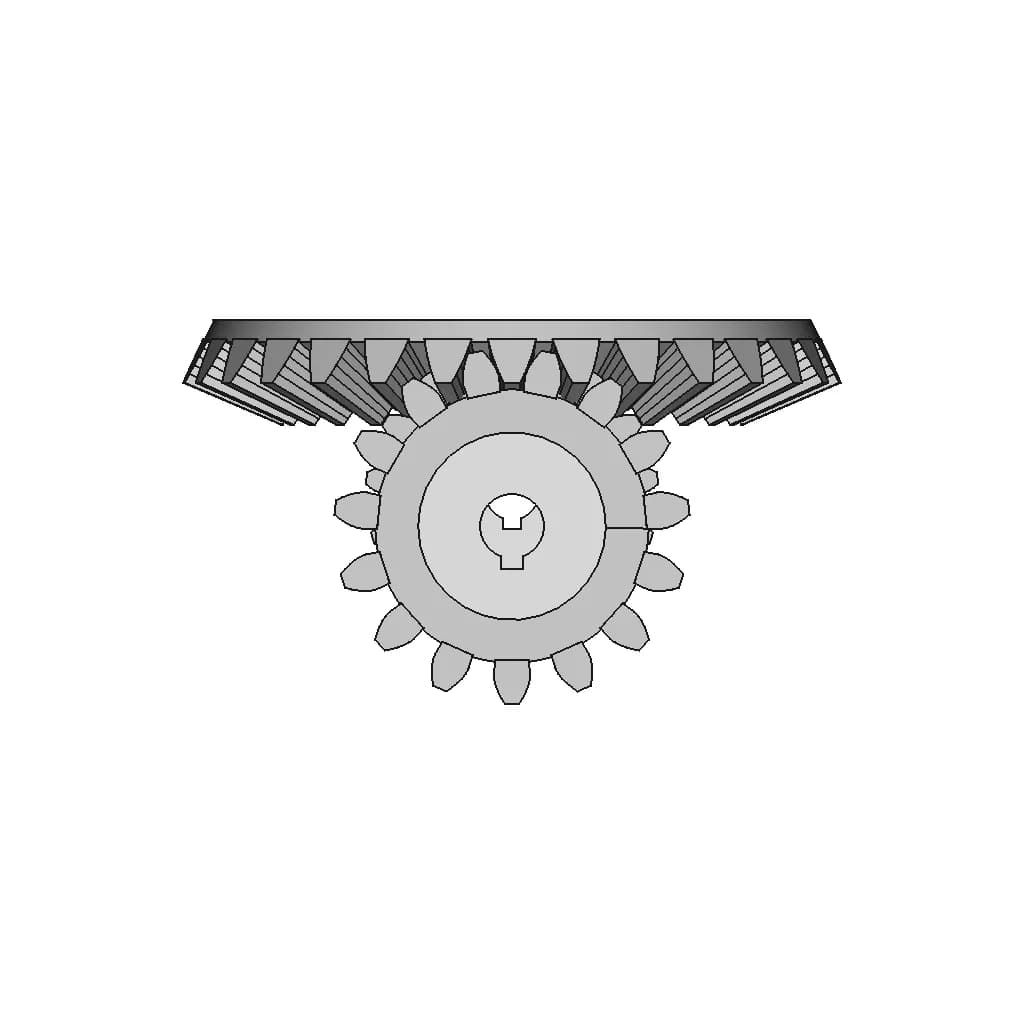 Bevel Gears - Downloadable CAD Representation_270_0_degree_snapshot