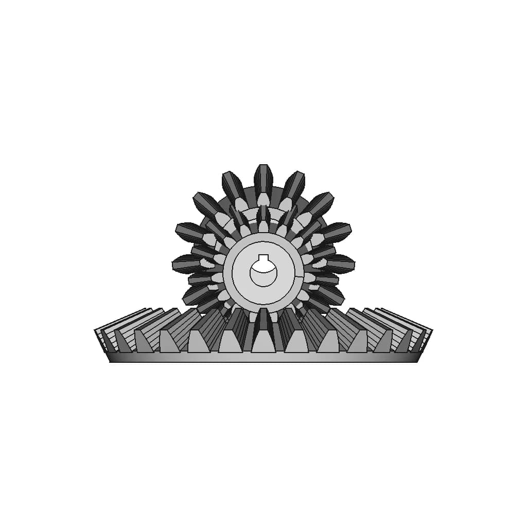Bevel Gears - Downloadable CAD Representation_90_0_degree_snapshot
