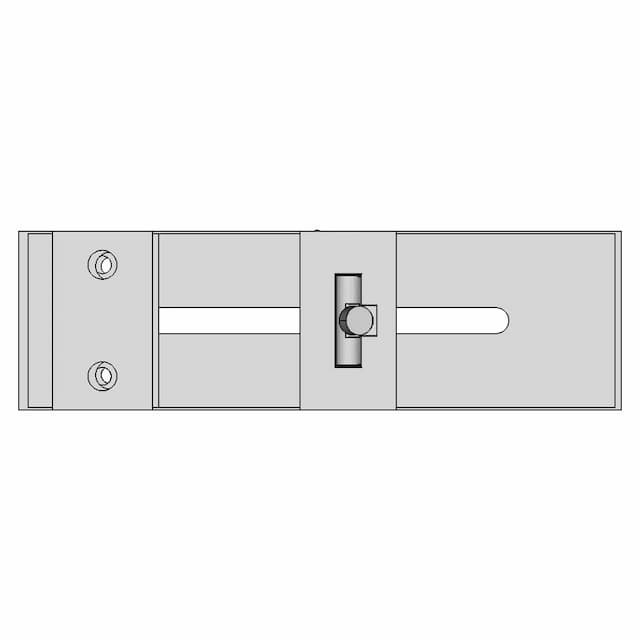 Low Profile One Screw Aluminium Vise - Standard Mechanical Component