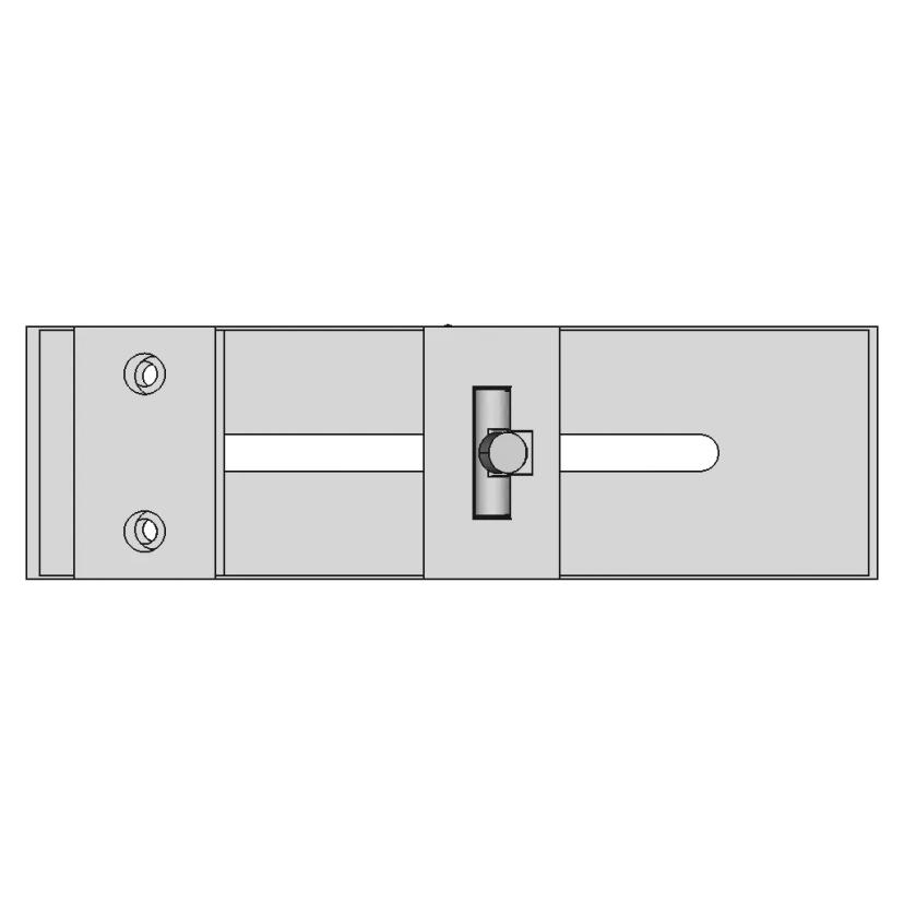 Low Profile One Screw Aluminium Vise - Standard Mechanical Component