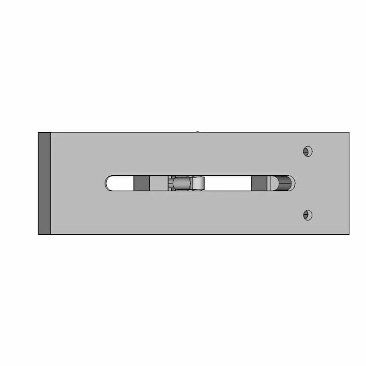 Low Profile One Screw Aluminium Vise - Standard Mechanical Component