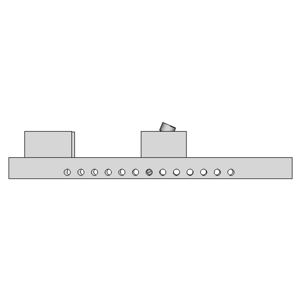 Low Profile One Screw Aluminium Vise - Standard Mechanical Component_90_0_degree_snapshot