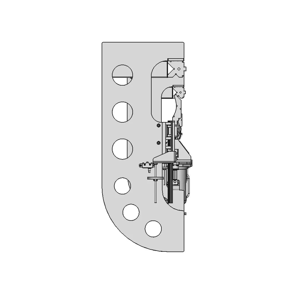 20 Ton Press Brake - Downloadable CAD Representation_270_0_degree_snapshot