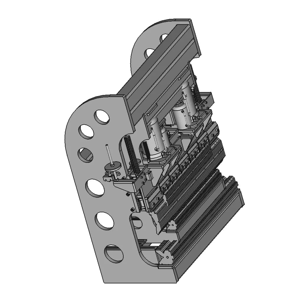 20 Ton Press Brake - Downloadable CAD Representation_60_30_degree_snapshot