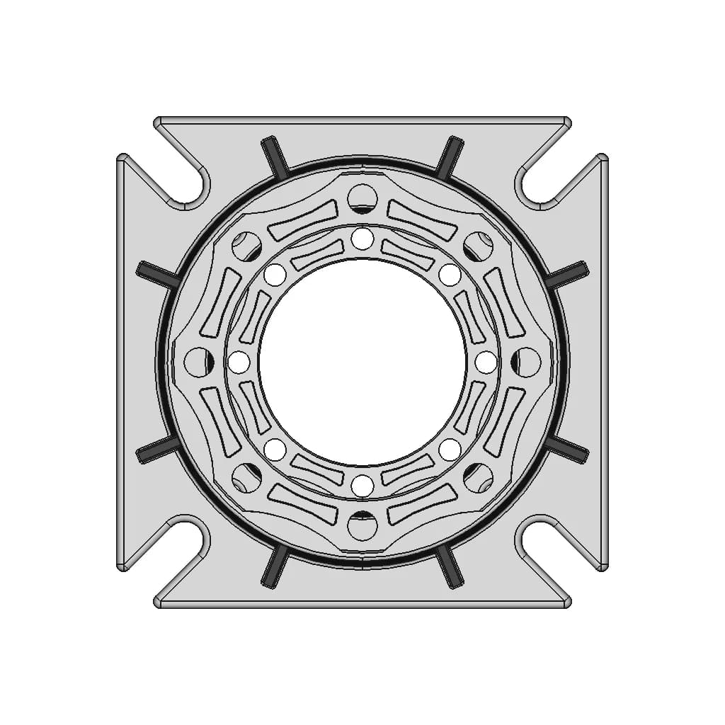 Nmrv 063 Flange | 3D Engineering Design File_270_0_degree_snapshot