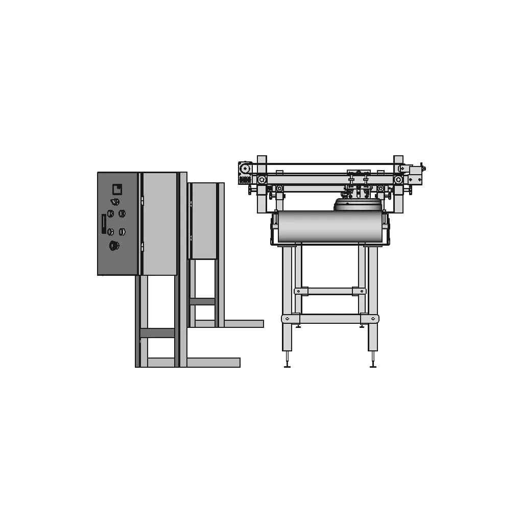 Variable Width Conveyor Belt Cleaning System - Downloadable CAD Representation_0_0_degree_snapshot