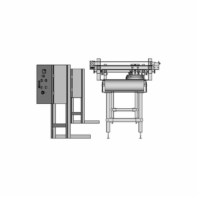 Variable Width Conveyor Belt Cleaning System - Downloadable CAD Representation