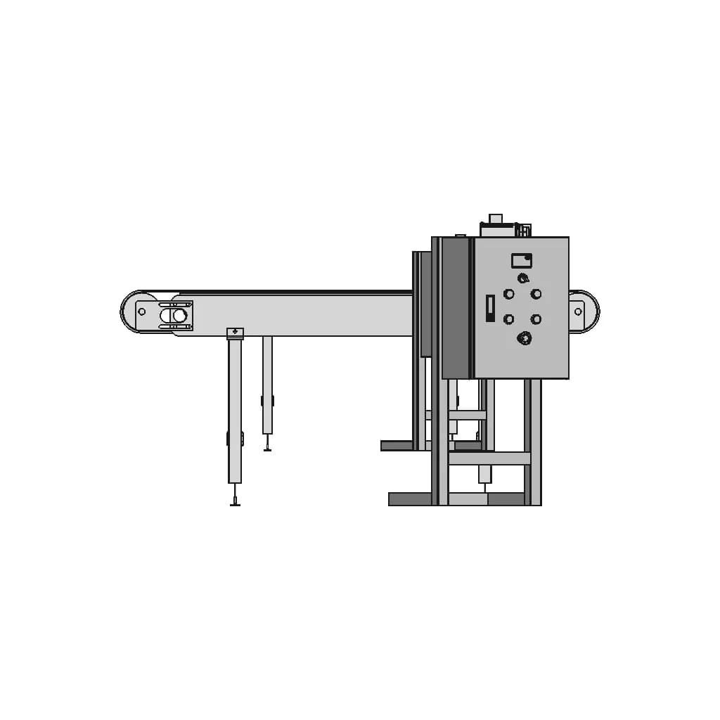 Variable Width Conveyor Belt Cleaning System - Downloadable CAD Representation_0_270_degree_snapshot