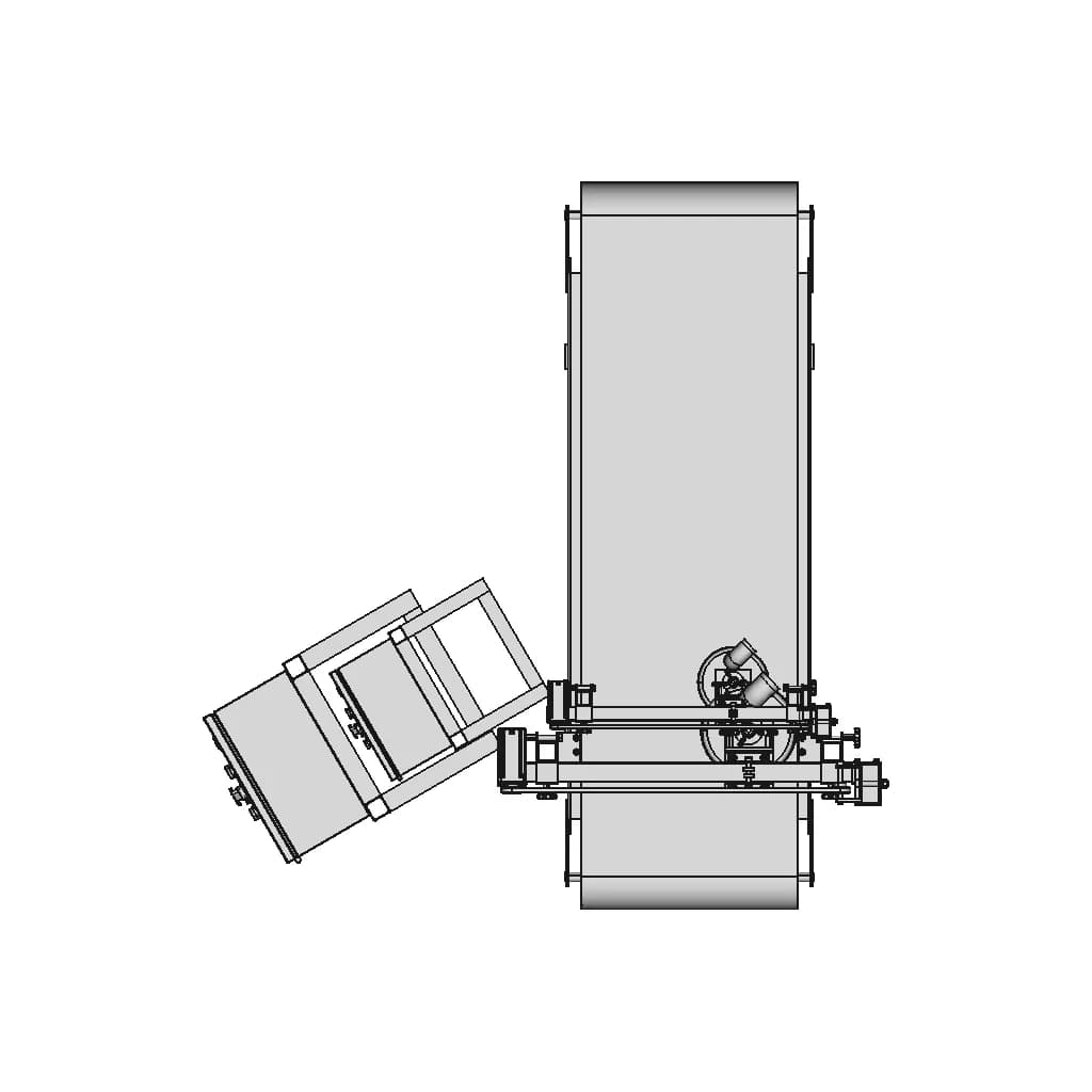 Variable Width Conveyor Belt Cleaning System - Downloadable CAD Representation_270_0_degree_snapshot
