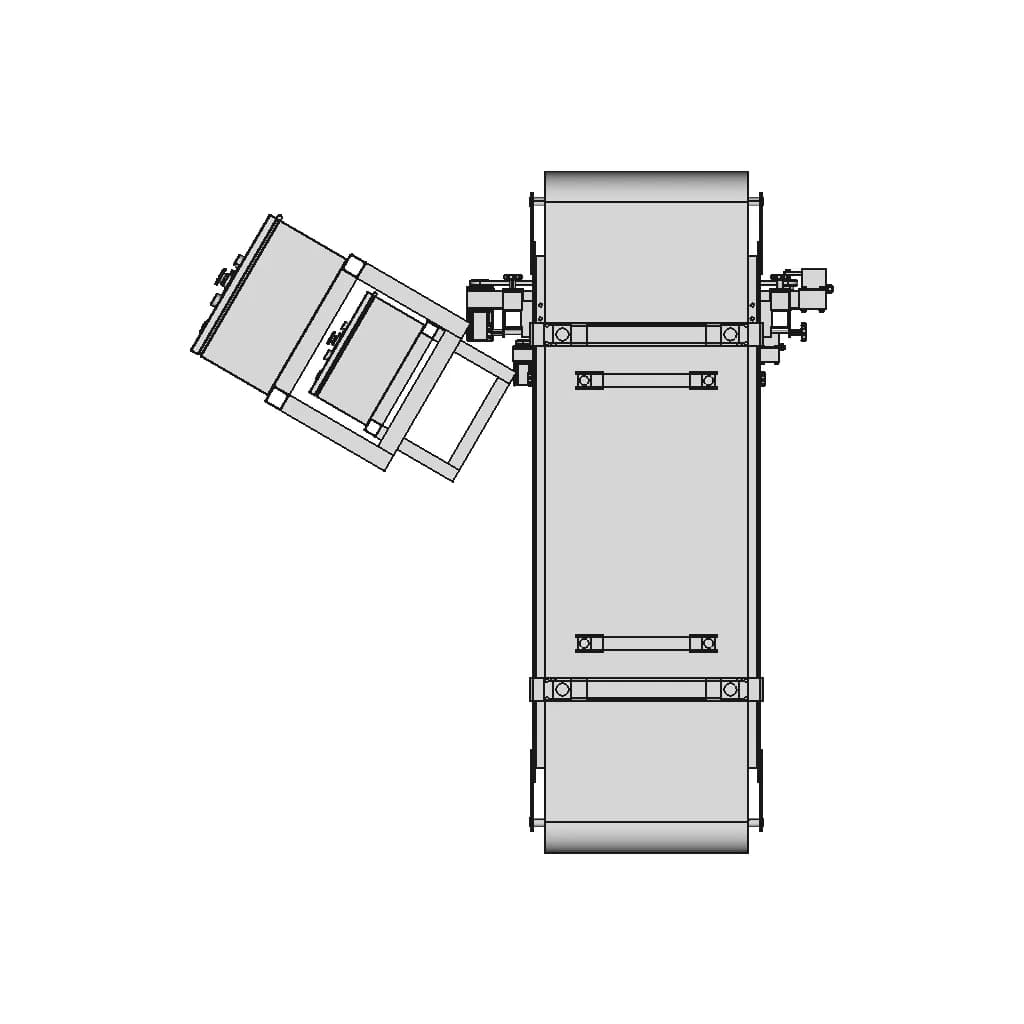 Variable Width Conveyor Belt Cleaning System - Downloadable CAD Representation_90_0_degree_snapshot