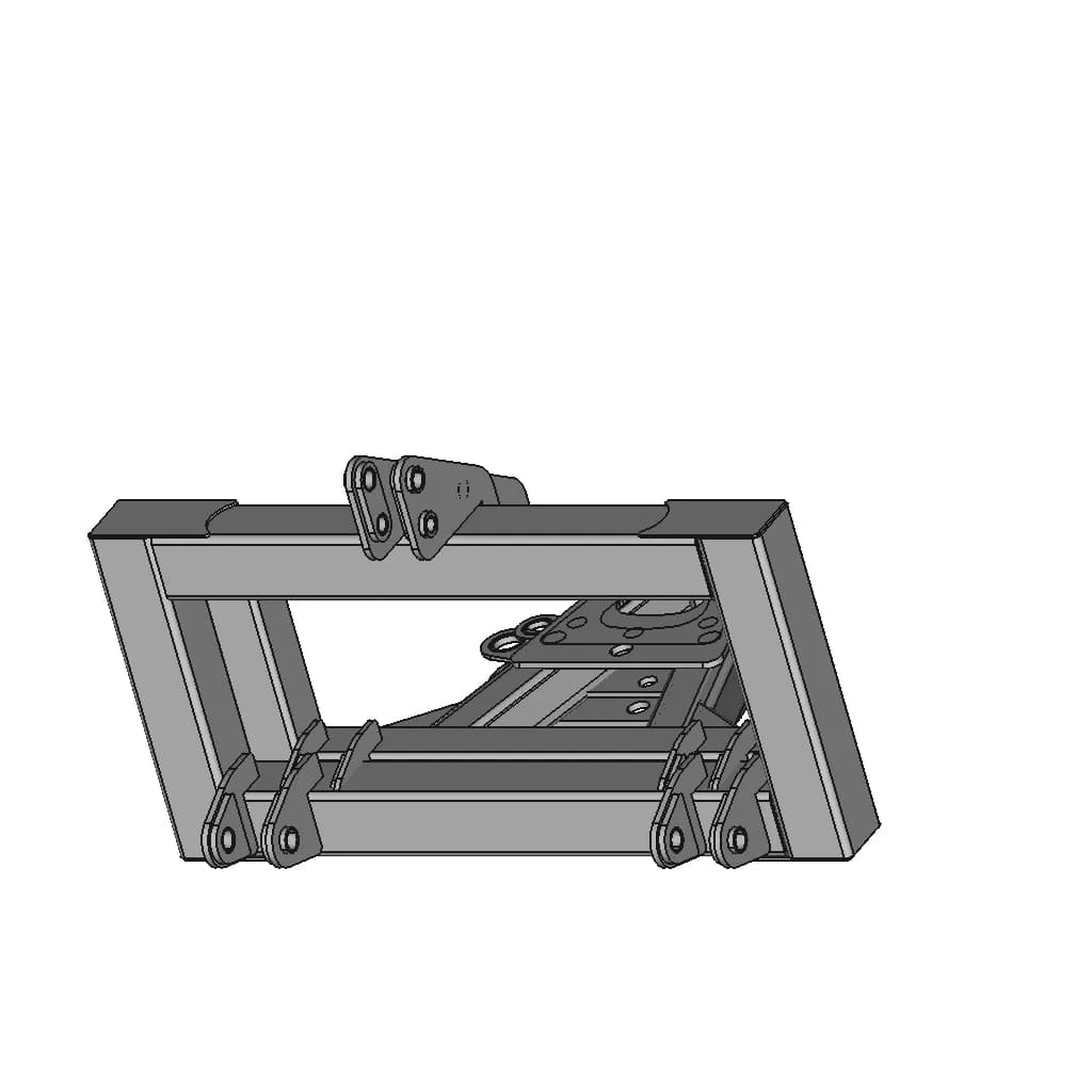 Snow Plow For Tractor - Downloadable CAD Representation_60_30_degree_snapshot