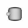 Plastic Castor 2 Inchi | High-Quality CAD Model_270_0_degree_snapshot