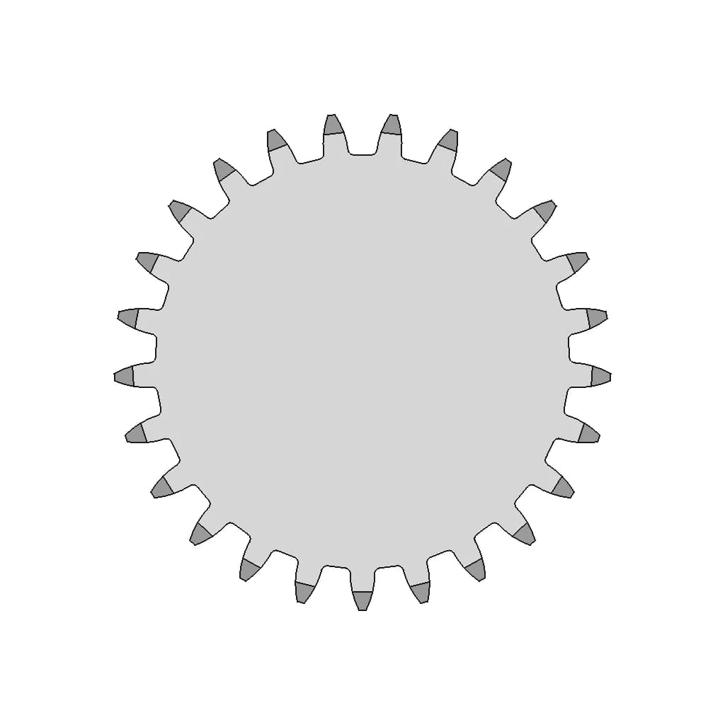 Spur Gear | High-Quality CAD Model_0_0_degree_snapshot