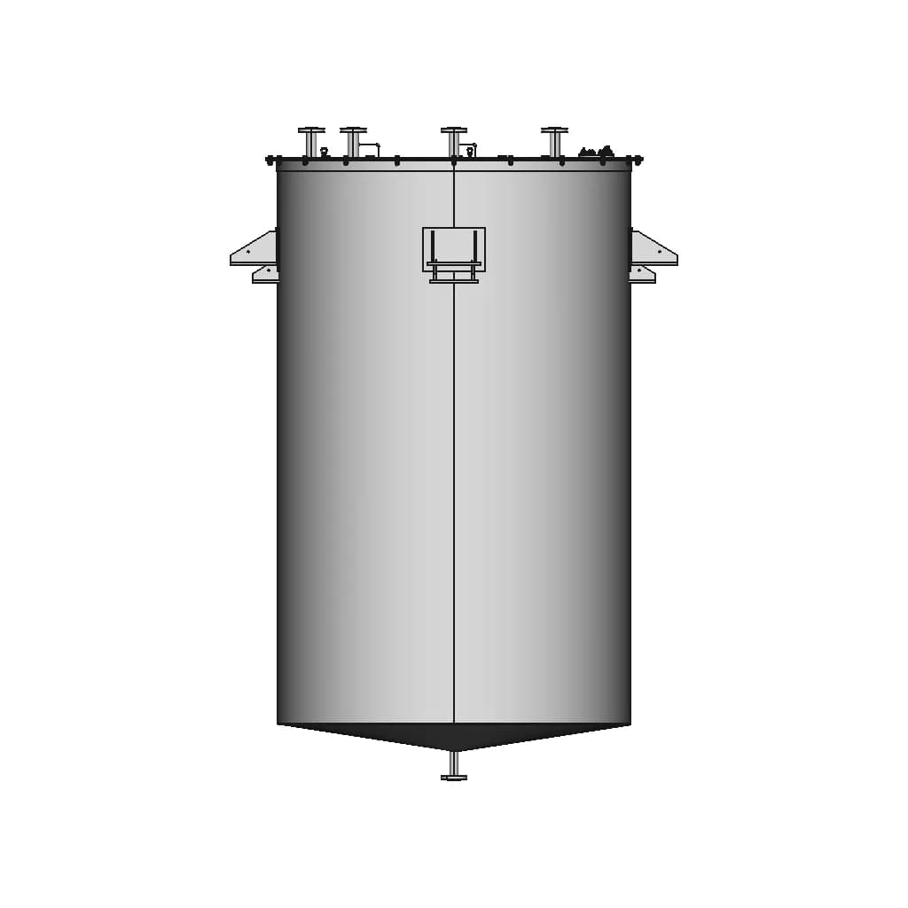Storages Vessel 10Kl - Downloadable CAD Representation_0_0_degree_snapshot