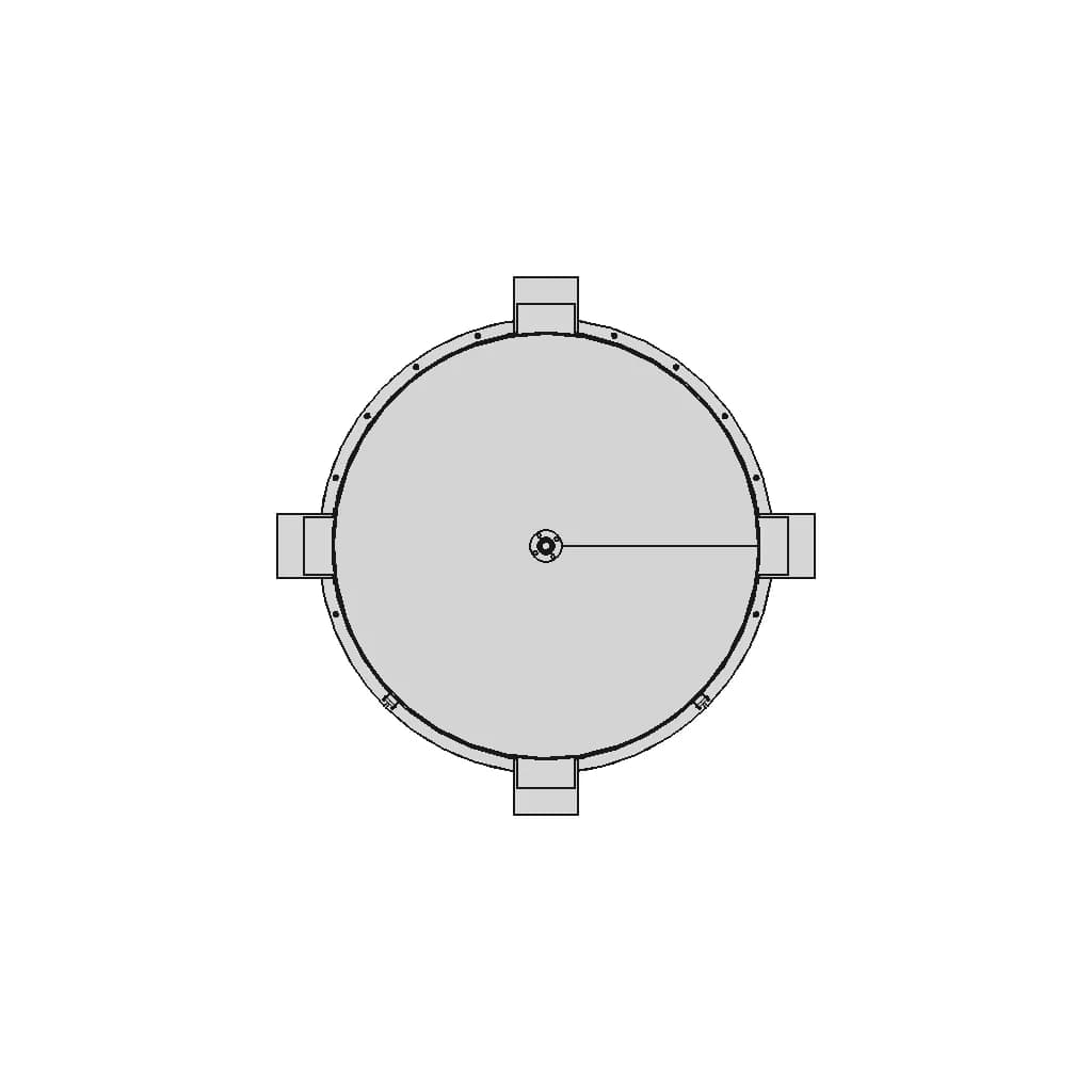 Storages Vessel 10Kl - Downloadable CAD Representation_90_0_degree_snapshot