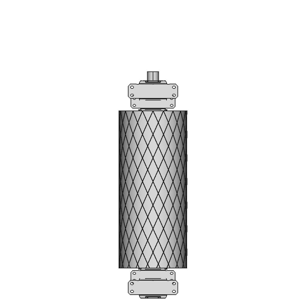Conveyor Driver Pulley | 3D Engineering Design File_90_0_degree_snapshot