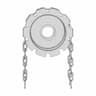 Chain Link Sprocket Gear - Downloadable CAD Representation_270_0_degree_snapshot