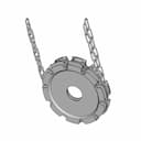Chain Link Sprocket Gear - Downloadable CAD Representation_60_30_degree_snapshot
