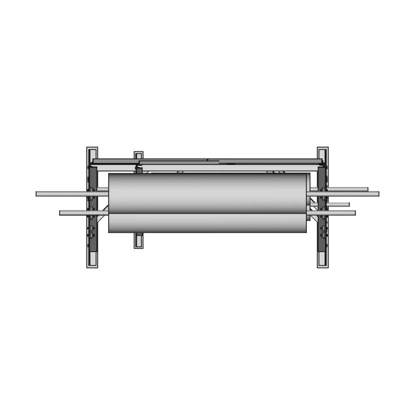 Rack For 2 Rolls - Downloadable CAD Representation
