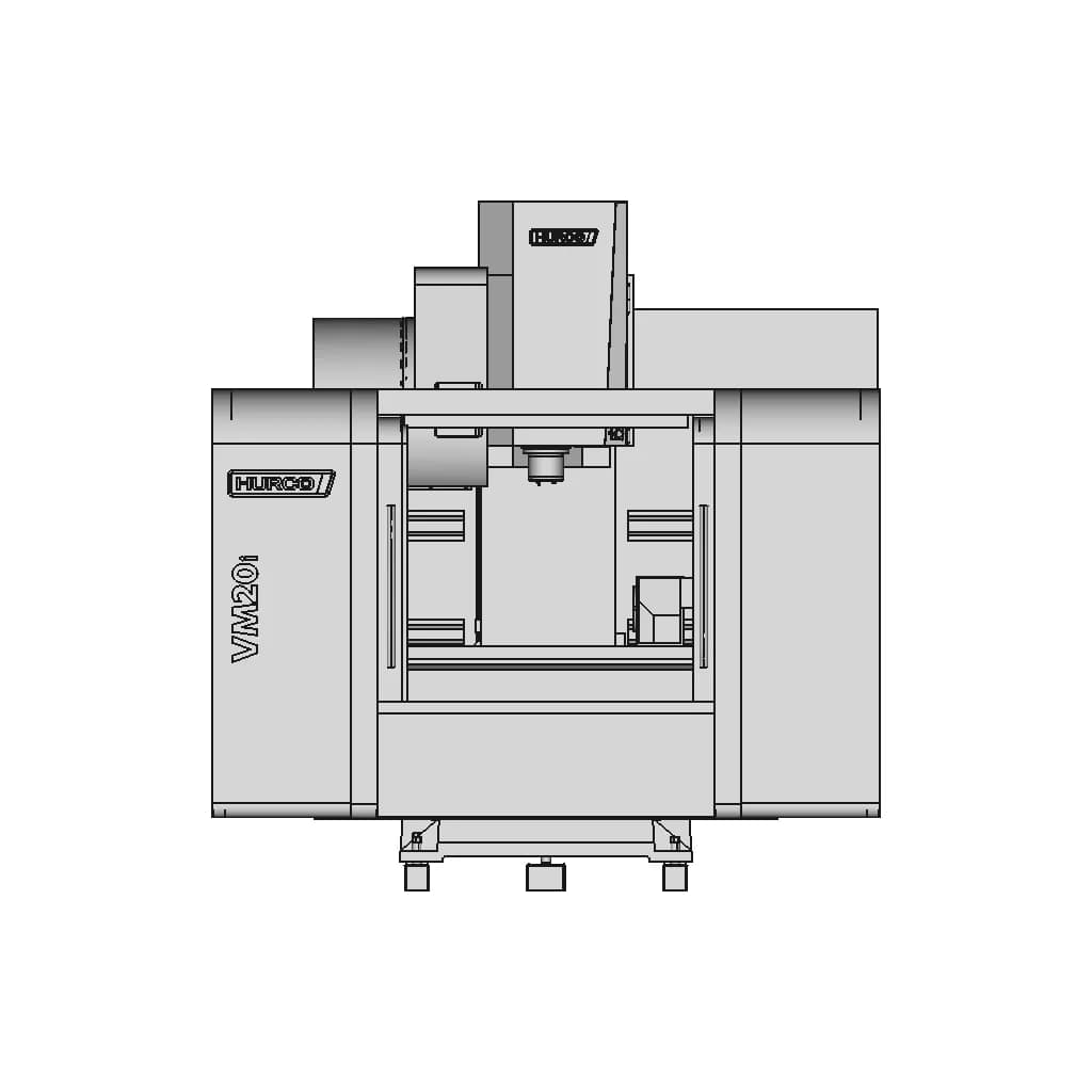 Hurco Vm20I | High-Quality CAD Model_90_0_degree_snapshot