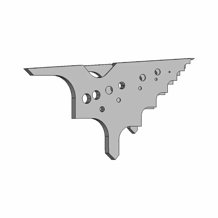 Angle Bat Radiuslehre | 3D Engineering Design File