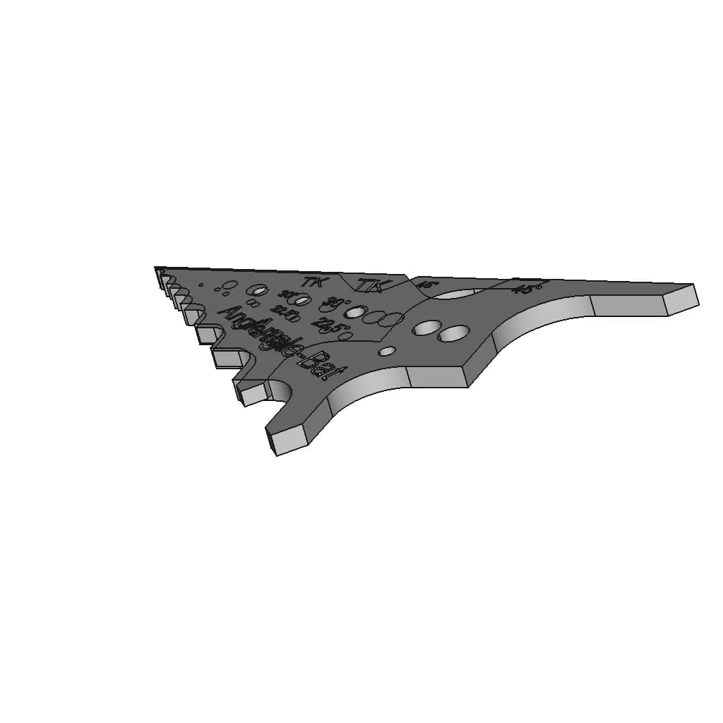 Angle Bat Radiuslehre | 3D Engineering Design File_60_30_degree_snapshot