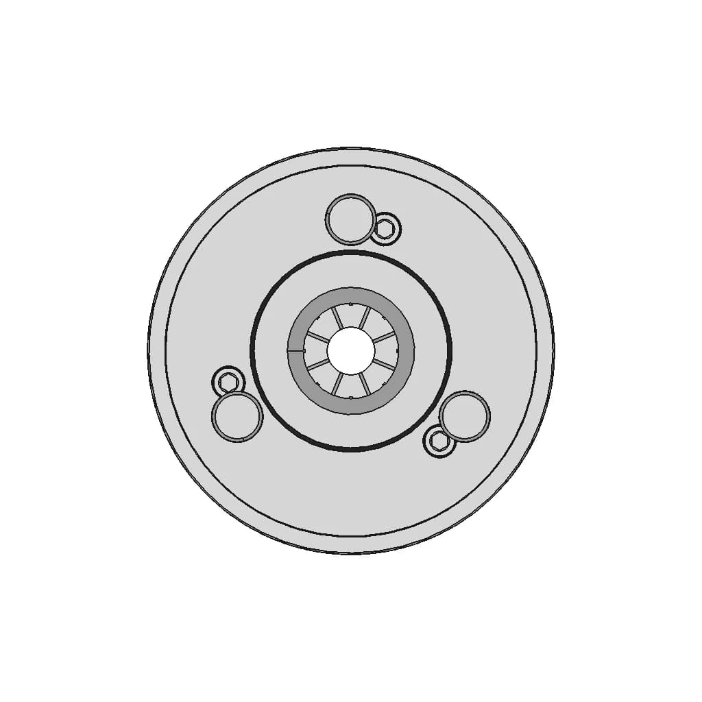 Er 40 Collet Fixture With Camlock Di 4 - Downloadable CAD Representation_0_0_degree_snapshot