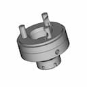 Er 40 Collet Fixture With Camlock Di 4 - Downloadable CAD Representation_60_30_degree_snapshot
