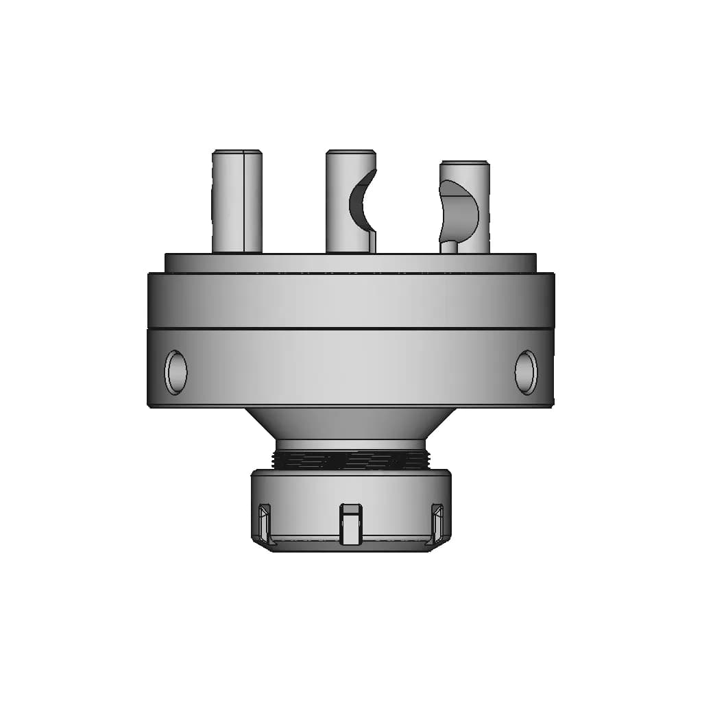 Er 40 Collet Fixture With Camlock Di 4 - Downloadable CAD Representation_90_0_degree_snapshot