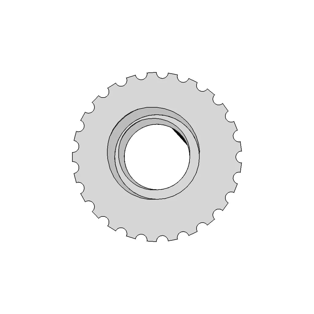 Inser Nut M3X0 5 Brass - Downloadable CAD Representation_0_0_degree_snapshot