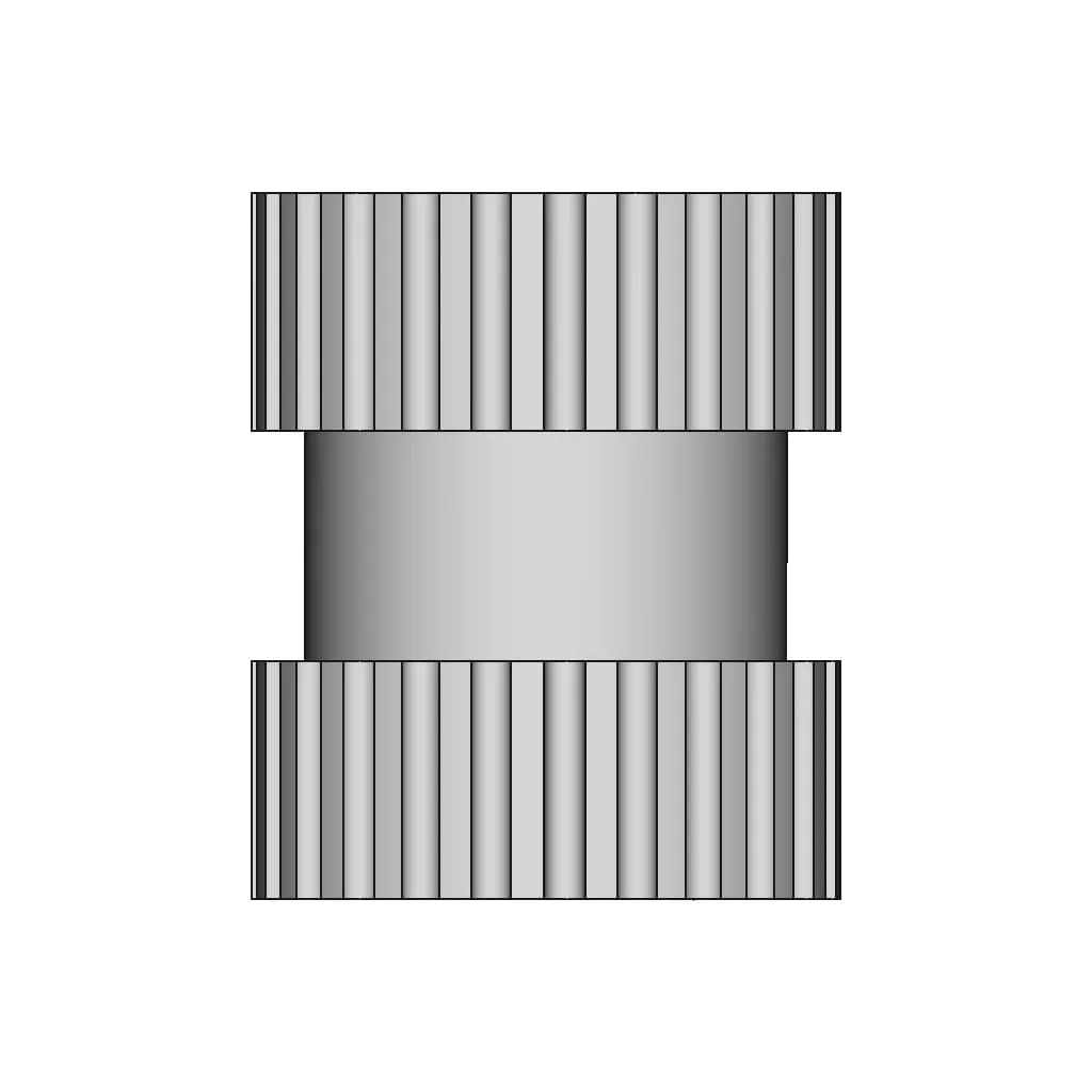 Inser Nut M3X0 5 Brass - Downloadable CAD Representation_270_0_degree_snapshot