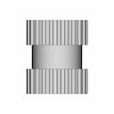 Inser Nut M3X0 5 Brass - Downloadable CAD Representation_270_0_degree_snapshot