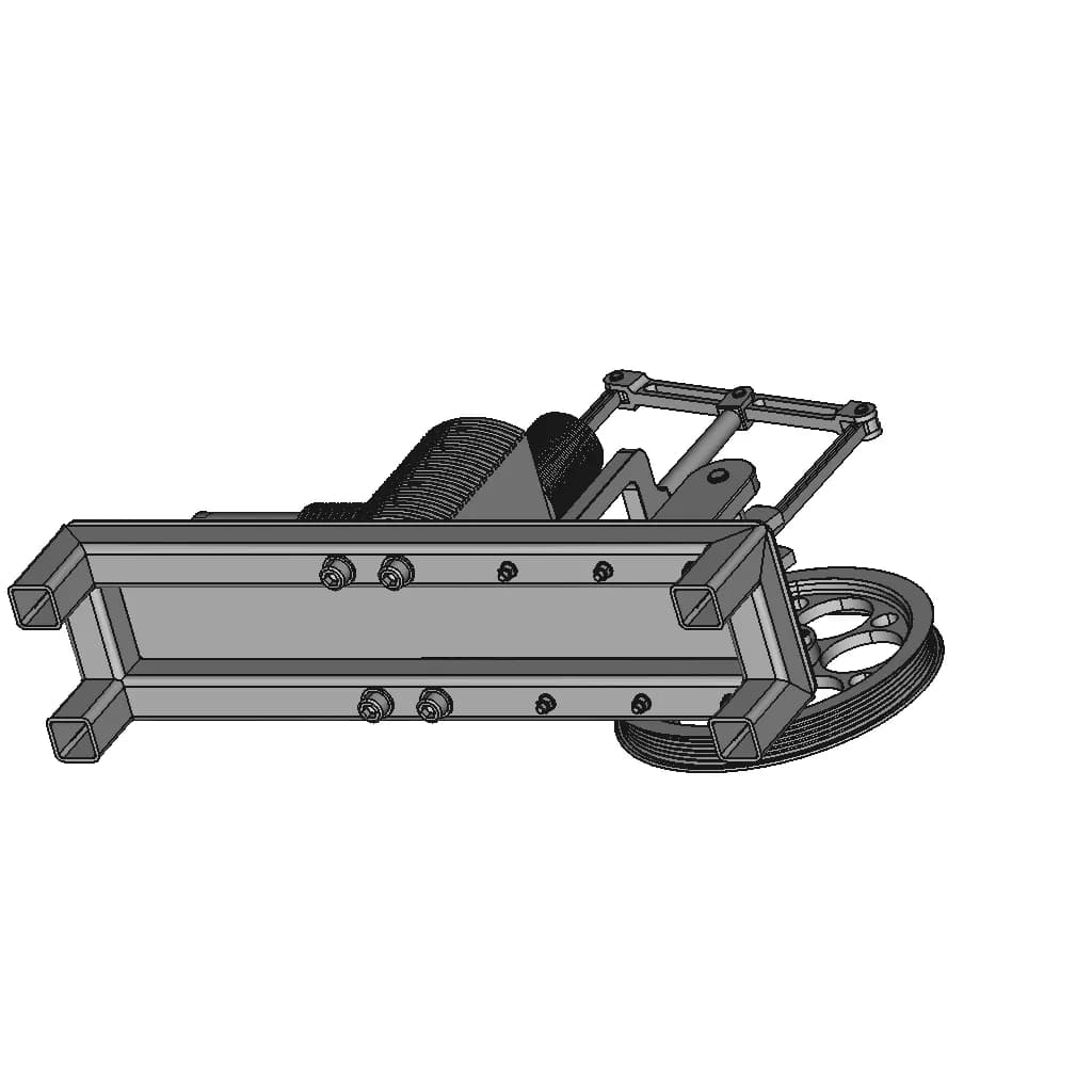 Stirling Engine - Standard Mechanical Component_60_30_degree_snapshot