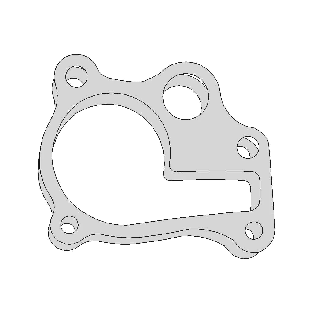 Honda Cr250 98R Pump Gasket - Downloadable CAD Representation_0_0_degree_snapshot