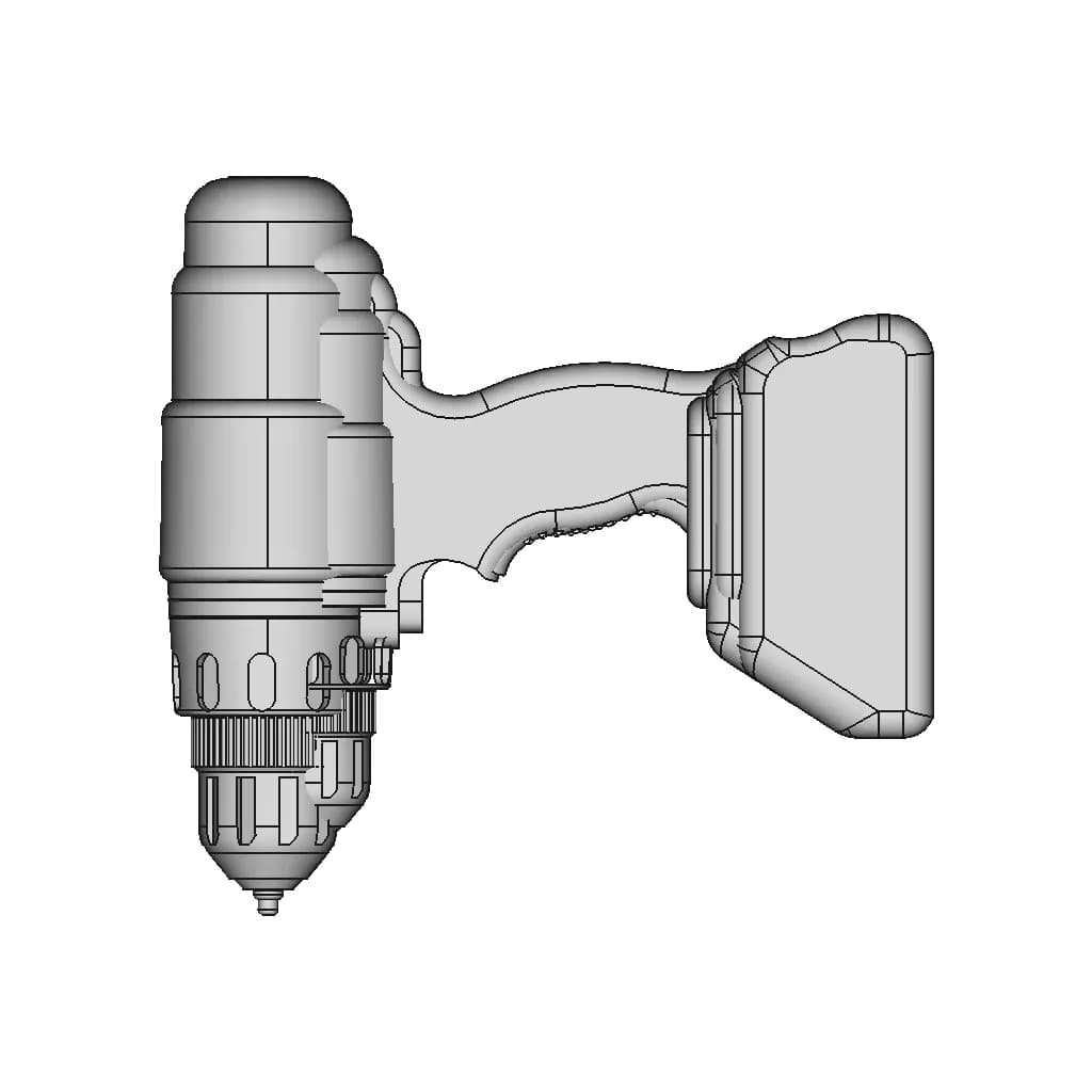 Drill | High-Quality CAD Model_0_90_degree_snapshot