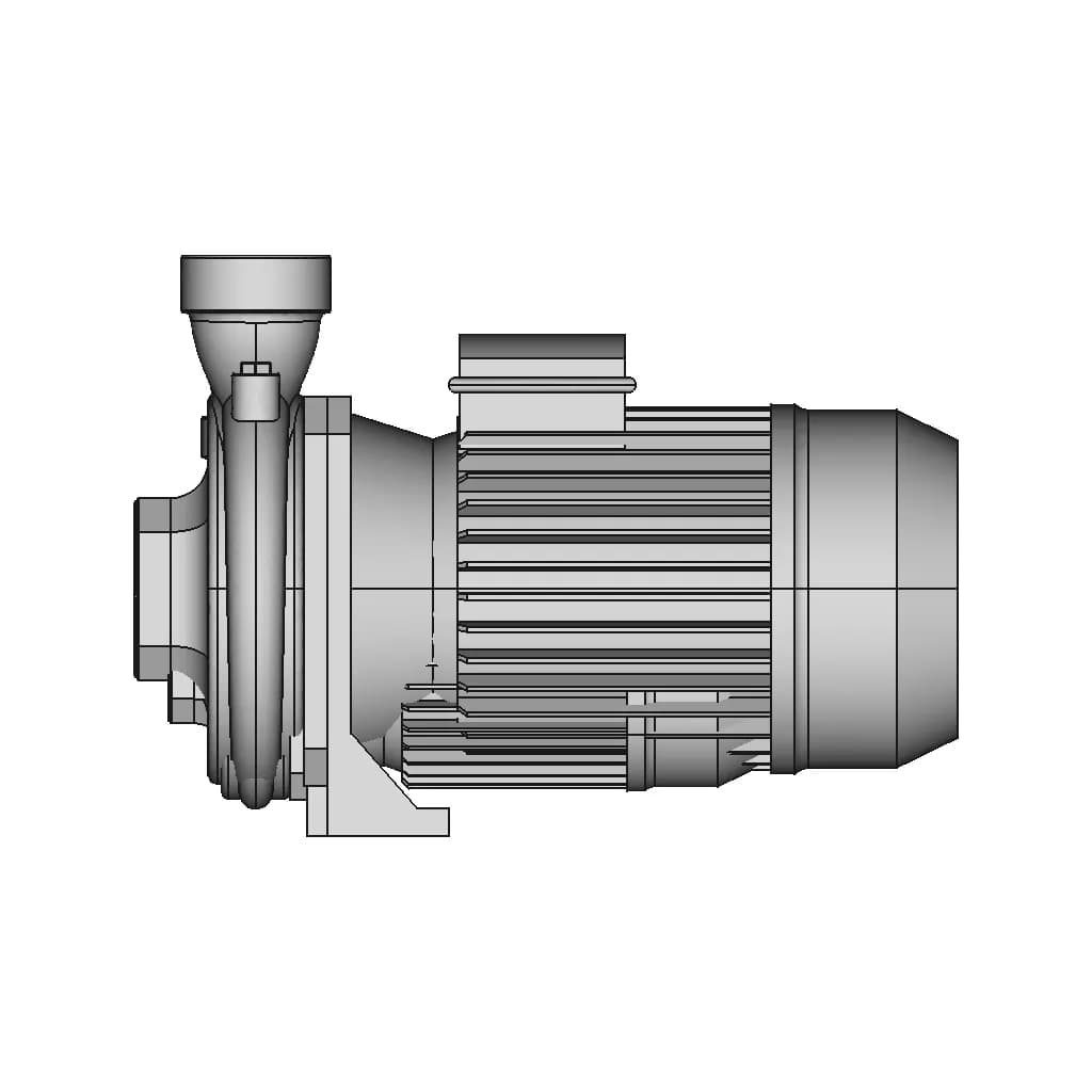 Centrifugal Pump Grundfos Pump Ns 30 36 Cvbp - Downloadable CAD Representation_0_90_degree_snapshot