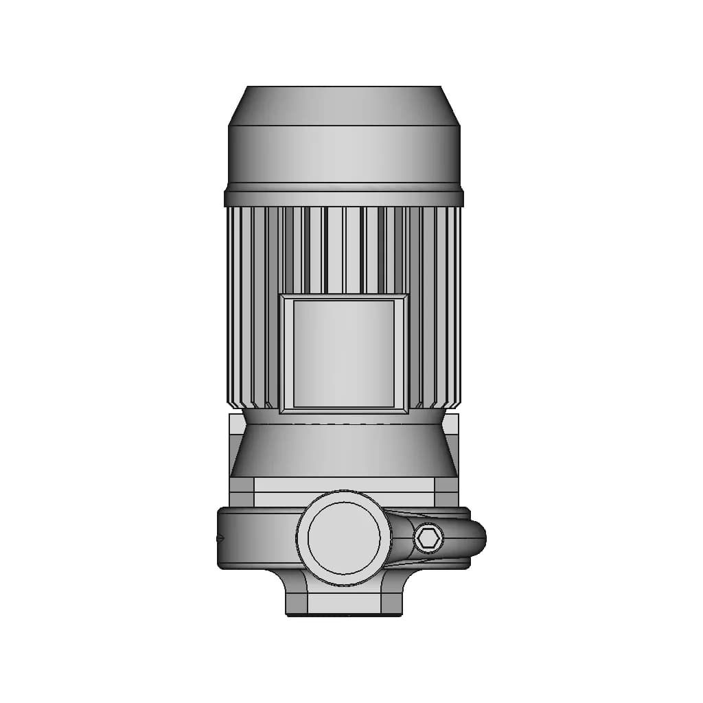 Centrifugal Pump Grundfos Pump Ns 30 36 Cvbp - Downloadable CAD Representation_270_0_degree_snapshot