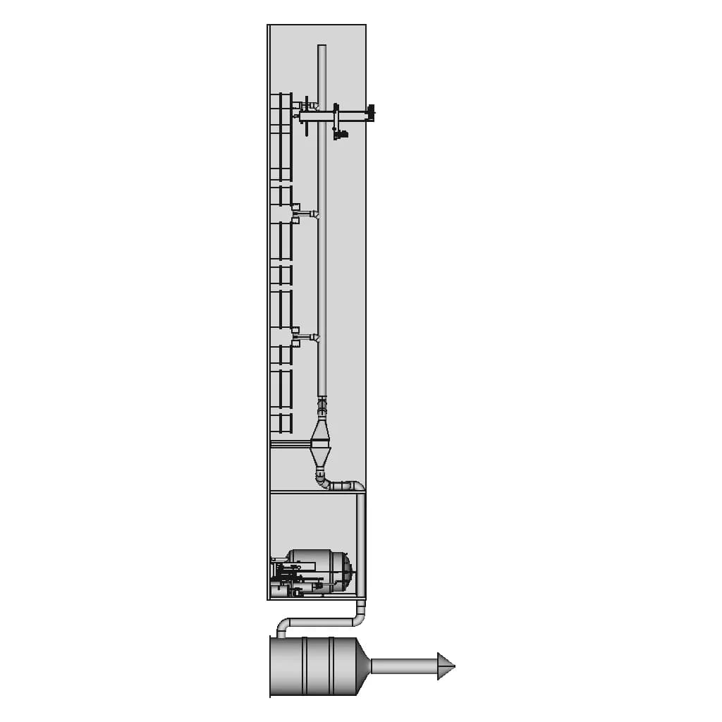 Air Flow Chemical Process 1 | CAD Model for Chemical Industry_0_270_degree_snapshot