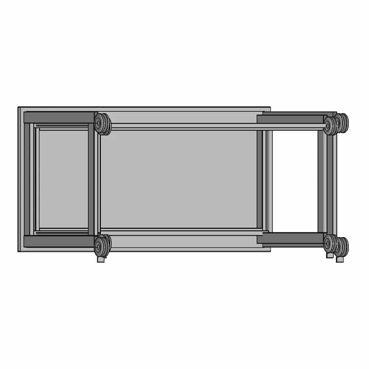 Waldner Rollbarer Steinzeugtisch 1 | CAD Model for Chemical Industry