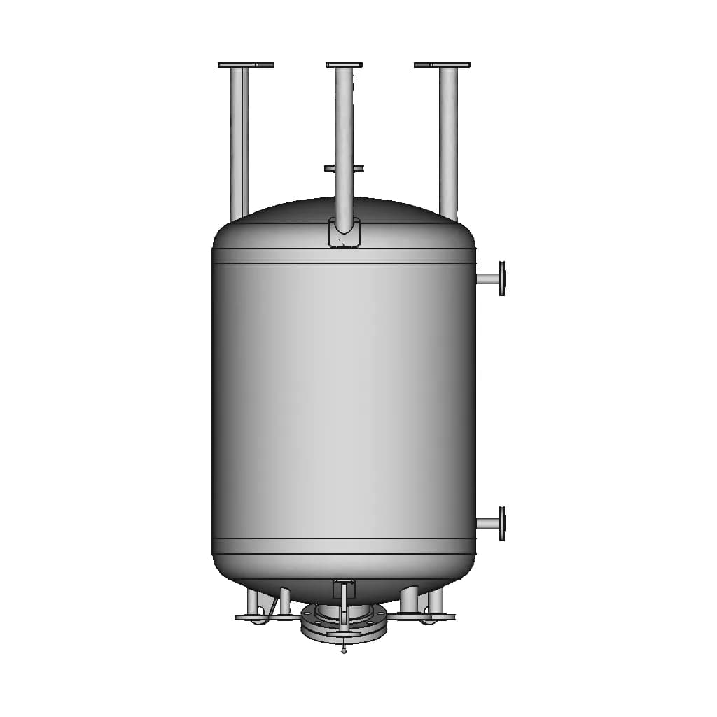 Chemical Storage Tank 5 | CAD Model for Chemical Industry_270_0_degree_snapshot