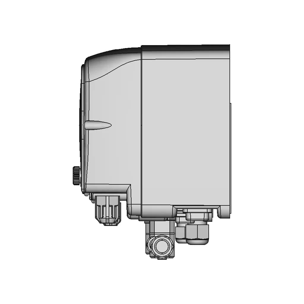 Peristaltic Dosing Pump 1 | CAD Model for Chemical Industry_0_90_degree_snapshot